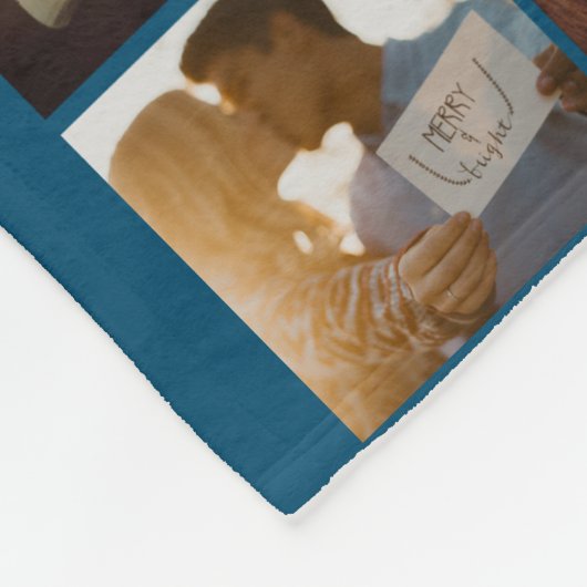 80 Aangepast, uniek, speciaal aangepast, fotocolla Fleece Deken (Hoek)