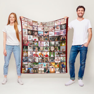 80 Aangepast, uniek, speciaal aangepast, fotocolla Fleece Deken