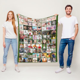 80 Aangepast, uniek, speciaal aangepast, fotocolla Fleece Deken