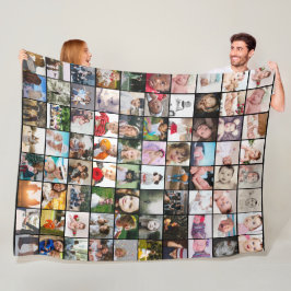 80 Aangepast, uniek, speciaal aangepast, fotocolla Fleece Deken