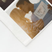 80 Aangepast, uniek, speciaal aangepast, fotocolla Fleece Deken (Hoek)