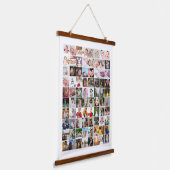 80 Aangepast, uniek, speciaal aangepast, fotocolla Hangend Wandkleed (Gebogen)