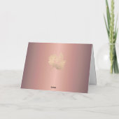 80 and Fabulous Foliage 80th Birthday Foto Kaart (Achterkant)