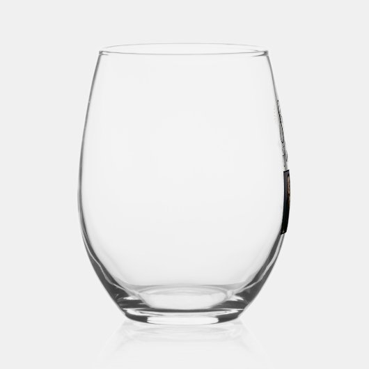 80 and Fabulous Foliage 80th Birthday Photo Wijnglas Zonder Voet (Rechts)