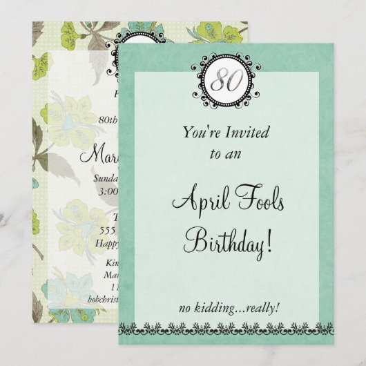 80 april 2010: Uitnodiging (Voorkant / Achterkant)