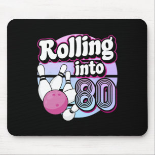 80 Bowling 80ste verjaardag Muismat