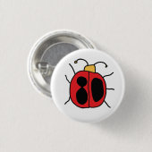 80 bug ronde button 3,2 cm (Voorkant /achterkant)