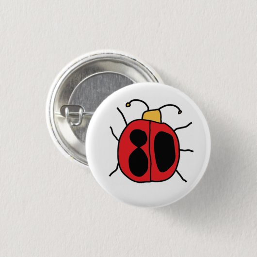 80 bug ronde button 3,2 cm (Voorkant /achterkant)