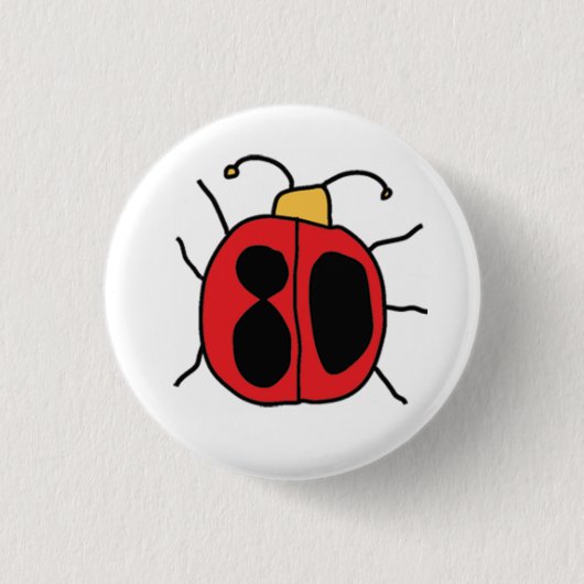 80 bug ronde button 3,2 cm (Voorkant)