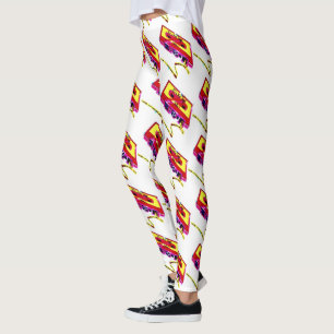 80-Cassettebandje Leggings