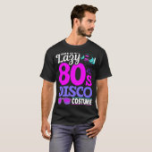80 Disco Music 1980s Costume Party Retro 80 T-shirt (Voorkant volledig)