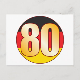 80 DUITSLAND Goud Briefkaart