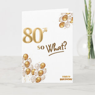 80 Dus wat