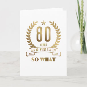 80 Dus wat