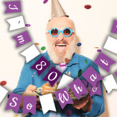 80 dus wat een grappig Inspirerend 80e verjaardag Vlaggetjes