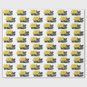 80 dus wat Leuke Typografie Moderne 80ste Verjaard Cadeaupapier (Vlak)