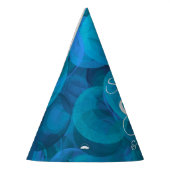 80 en Amazing Elegant Ocean Blue Birthday Feesthoedjes (Links)