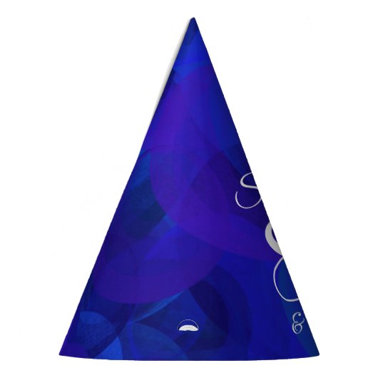 80 en Amazing Elegant Royal Blue Birthday Feesthoedjes (Links)