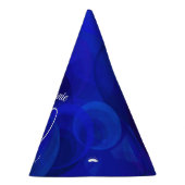 80 en Amazing Elegant Royal Blue Birthday Feesthoedjes (Rechts)