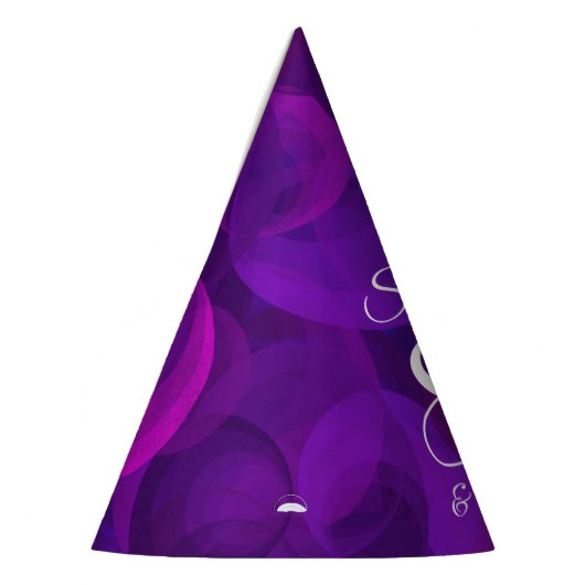 80 en de Amazing Elegant Paars Birthday Feesthoedjes (Links)