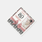 80 en Fabulous Roos gouden boog damask 80ste Verja Servet (Hoek)