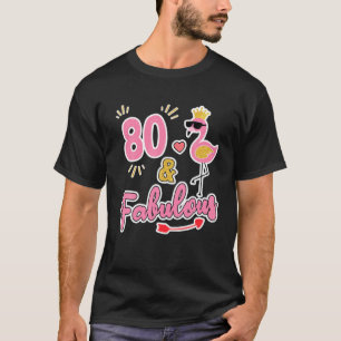 80 en fantastisch - 80 jaar oud cadeau - 80e verja t-shirt