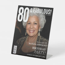 80 Fabulous Magazine Cover 80ste verjaardag