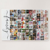 80 Foto Collage Persoonlijke Familie Legpuzzel (Horizontaal)
