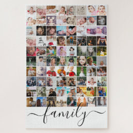 80 Foto Collage Persoonlijke Familie Legpuzzel