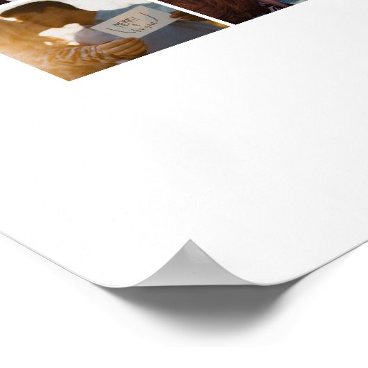 80 Foto Collage Persoonlijke Familie Poster (Hoek)