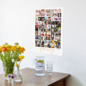 80 Foto Collage Persoonlijke Familie Typografie Folie Afdrukken (Laag (Keuken))