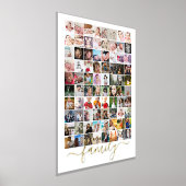 80 Foto Collage Persoonlijke Familie Typografie Folie Afdrukken (Laagn)