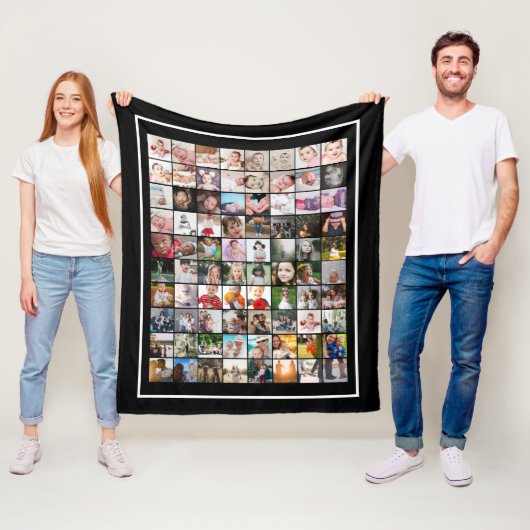 80 Fotosjabloon Aangepaste kleuring Fleece Deken (In situ)