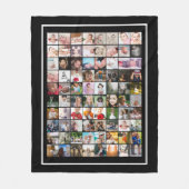 80 Fotosjabloon Aangepaste kleuring Fleece Deken (Voorkant)