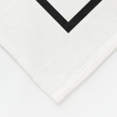 80 Fotosjabloon Aangepaste kleuring Fleece Deken (Hoek)