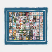 80 Fotosjabloon Aangepaste kleuring Fleece Deken (Voorkant (Horizontaal))