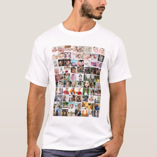 80 Fotosjabloon Aangepaste kleuring T-shirt (Voorkant)