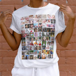 80 Fotosjabloon Aangepaste kleuring T-shirt<br><div class="desc">80 Fotosjabloon Gepersonaliseerd collage leuk sjabloon T-shirt uit Ricaso</div>