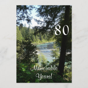 80 gedenkwaardige jaren/verjaardagsfeestdag-Lakevi Kaart