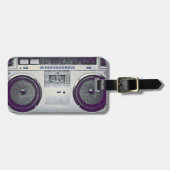 80-ghetto blaster bagagelabel (Voorkant horizontaal)