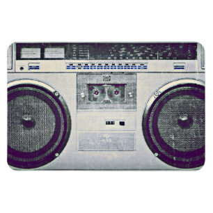 80-ghetto blaster magneet