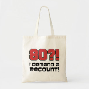 80 ik eis een Recount Canvas tas