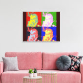 80-inch Pop Star Canvas Afdruk (Insitu (Woonkamer))