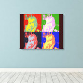 80-inch Pop Star Canvas Afdruk (Insitu (Houten vloer))