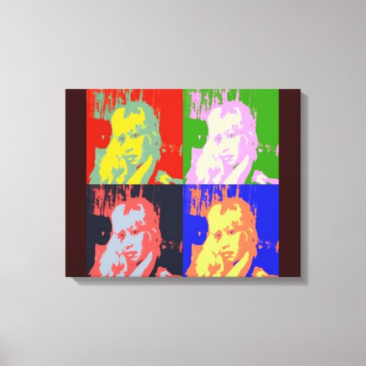80-inch Pop Star Canvas Afdruk (Voorkant)