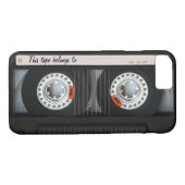80-inch Retro Music-Cassettebandje  Case-Mate iPhone Case (Achterkant (Horizontaal))