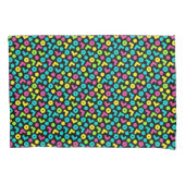 80-inch zwart-witpatroon en neonpatroon van 90 kussensloop (Voorkant)