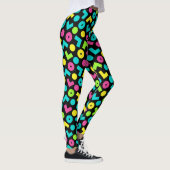 80-inch zwart-witpatroon en neonpatroon van 90 leggings (Rechts)