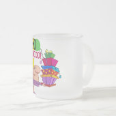 80 is Good Birthday Tshirts and Gifts Matglas Koffiemok (Voorkant rechts)