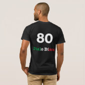 80 - Italo Disco - T-shirt (Achterkant volledig)